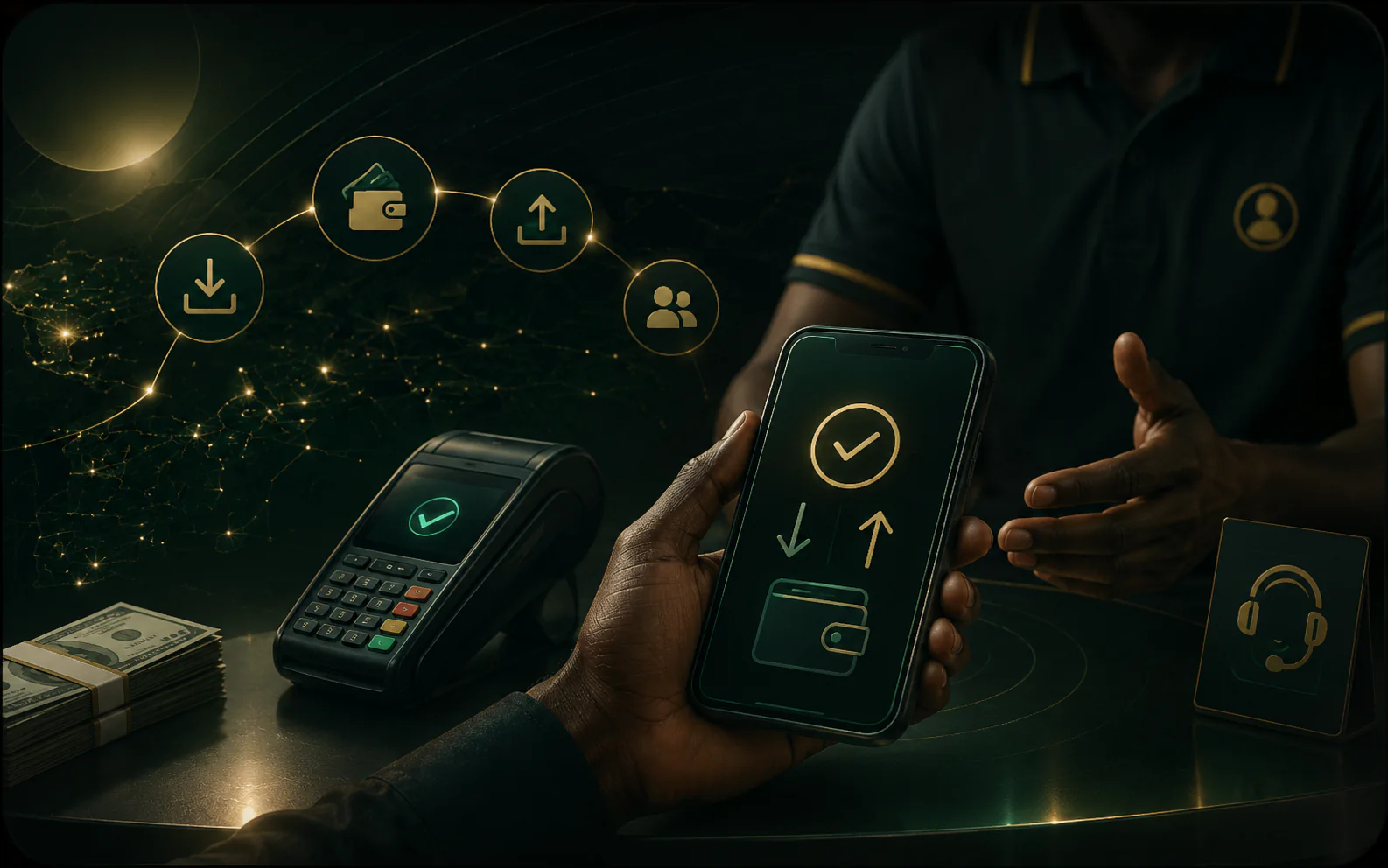 Agent route visual for Ethiopia.